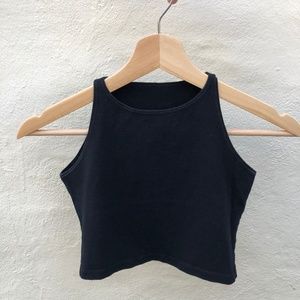 CROPPED AMERICAN APPAREL RACERBACK TANK